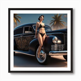 Vintage Car Art Print