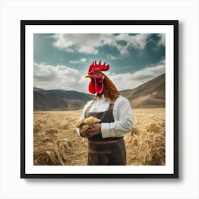 Rooster 4 Art Print