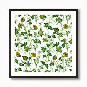 Floral Pattern 5 Art Print