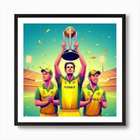 Australian Cricket Team Art Print