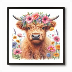 Highland Cow 1 Art Print