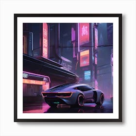 Futuristic City 19 Art Print