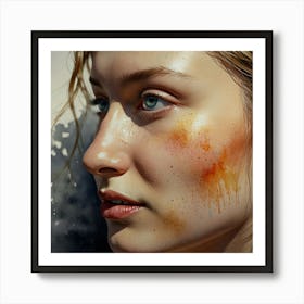 Portrait Of A Woman 11 Art Print