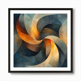 Abstract Swirl Art Art Print