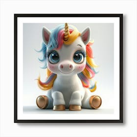 Unicorn Baby 8 Art Print