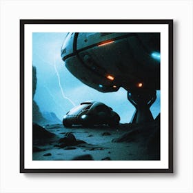 Spaceship Art Print