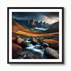 Mountain Stream 12 Art Print