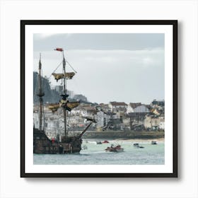 Ship Entering a Port Art Print