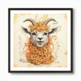 Goat Art Art Print