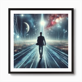 Space Travel Art Print