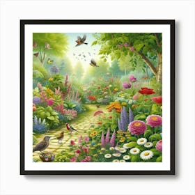 Garden Path Art Print