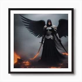 Angel Of Fire Art Print