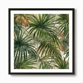 Palm Leaves Art Print