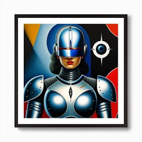 Robot Woman 1 Art Print