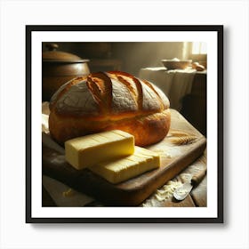 Bread And Butter Art Print