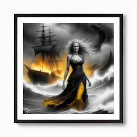 Dark Waters 1 Art Print