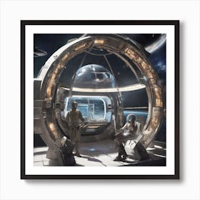 Space Station 18 Art Print