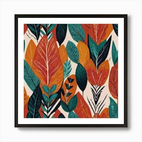 Tropical Leaves Art Print