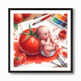 Tomato Baby 1 Art Print