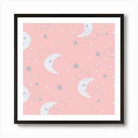 Sweet Baby Pattern (2) Art Print