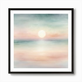 Calm Abstract Art Print 1 Art Print