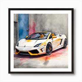 Lamborghini Gallardo 1 Art Print