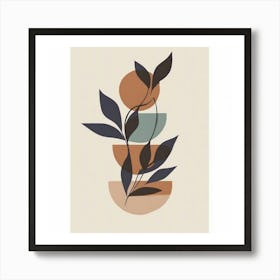 Abstract Plant Print Art Print