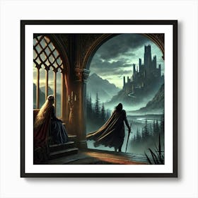 A Tense Scene In Queen Sorath Converted Art Print