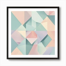 Abstract Geometric Pattern 41 Art Print