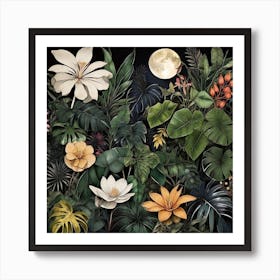 Tropical Jungle 1 Art Print