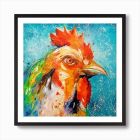 Rooster 3 Art Print