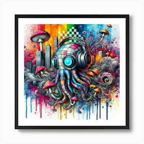 Octopus 18 Art Print