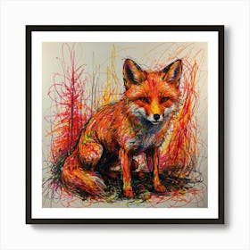 Fox 77 Art Print