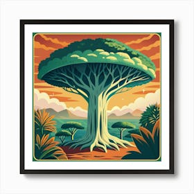 Atherton Tableland S Curtain Fig Tree Australia Art Print