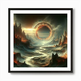 Opening to other worlds Art Print