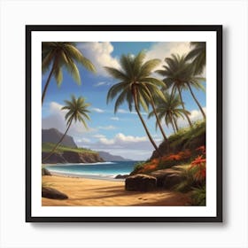 Hawaiian Beach 8 Art Print