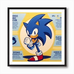 Sonic The Hedgehog 13 Art Print