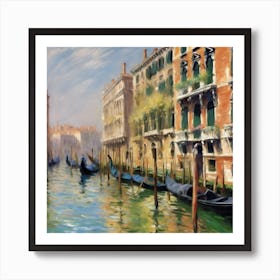 Le Grand Canal, Claude Monet Art Print Art Print
