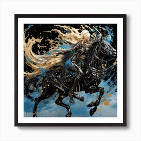 Black Knight Art Print