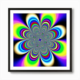 Psychedelic Flower 127 Art Print