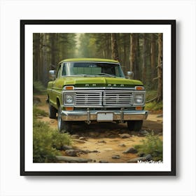 1970 ford truck Art Print