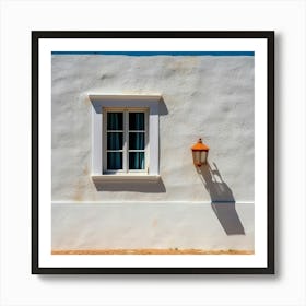 Ibiza Window White Wall Summer Photography Art Print