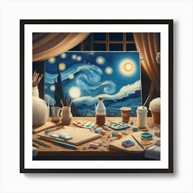 Starry Night Art Print