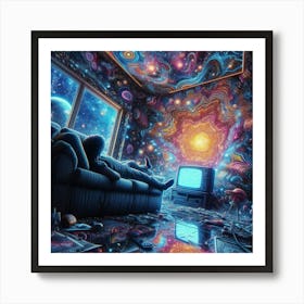 Psychedelic Painting 3 Art Print