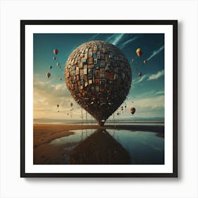 Hot Air Balloon Art Print