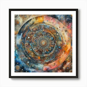 'Cosmic Spiral' Art Print