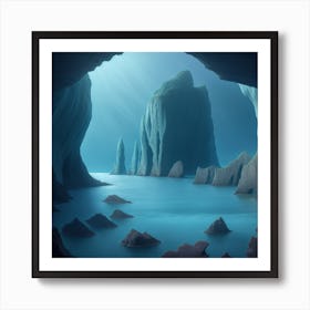 Cave - Cave Stock Videos & Royalty-Free Footage Art Print