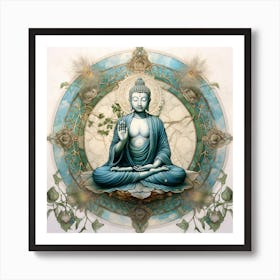 Buddha In Meditation 6 Art Print