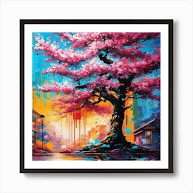 Cherry Blossom Tree 14 Art Print