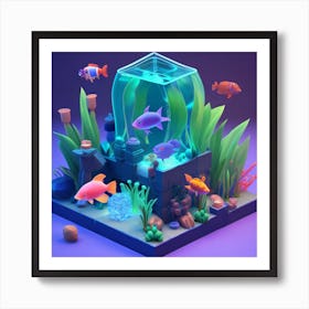 Fish Tank 1 Art Print